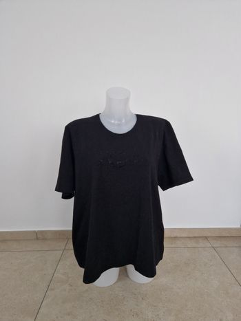Haut noir avec inscription KChic Karting collection d'Armor-Lux