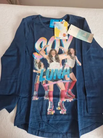 Tee shirt soy luna manche longue bleu 6 ans