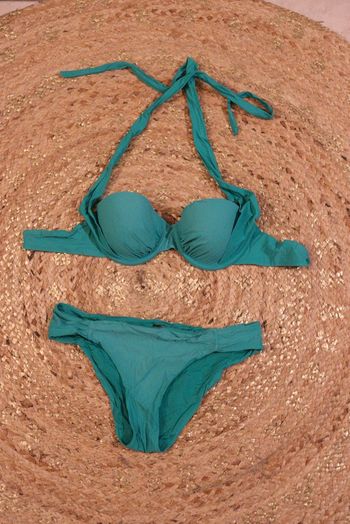 Maillot de bain Etam vert multiposition