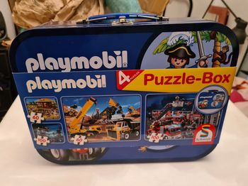 Valise métal Playmobil 55599 4 puzzles