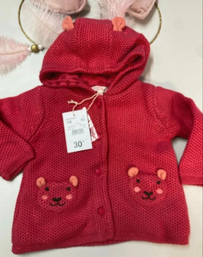 Gilet chaud bébé fille - neuf - Dpam - Taille 18 mois - photo numéro 5