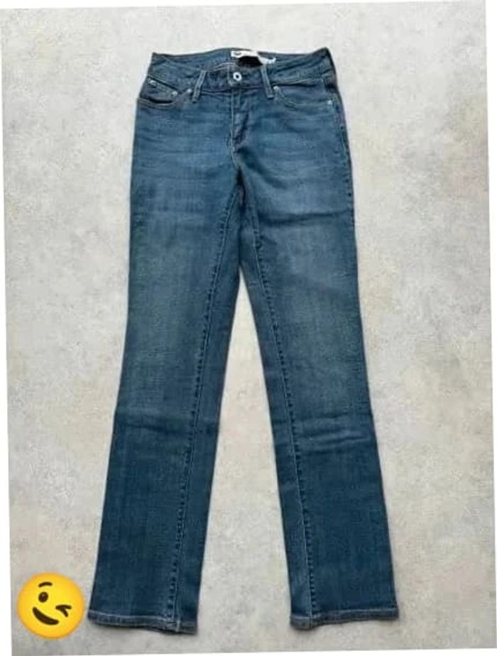 Jeans Levi's Bold Curve W27 FR36 coupe droite bleu Femme Women pan530b - photo numéro 2