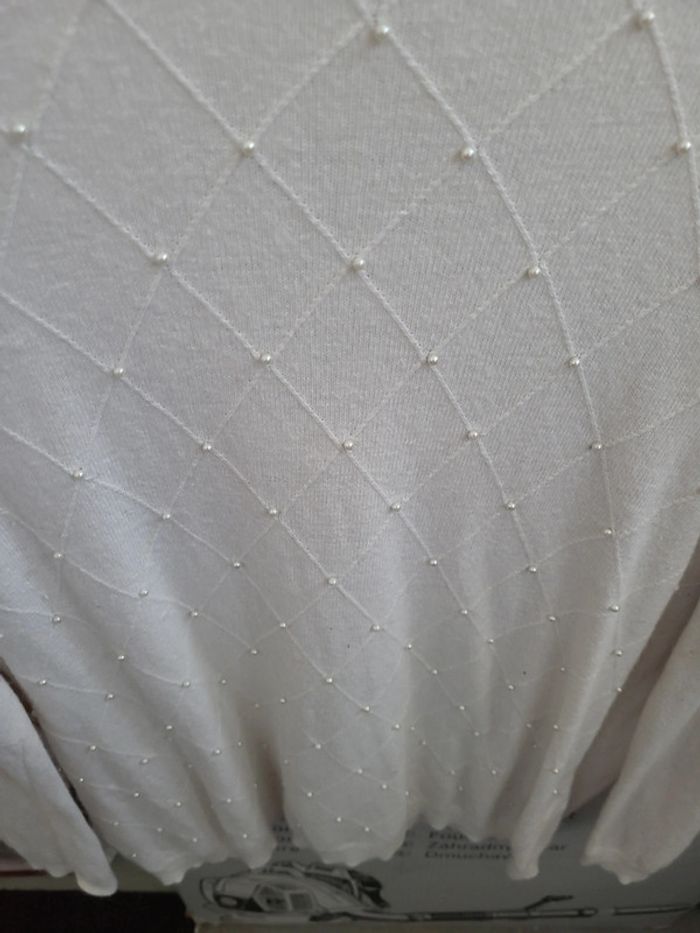 Pull blanc - photo numéro 2