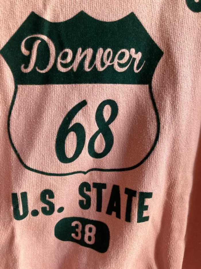 Superbe sweat-shirt capuche hoodie Denver Colorado USA jamais porté - photo numéro 3