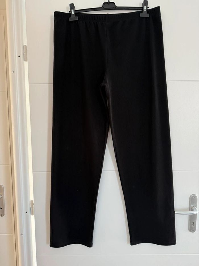 Pantalon legging noir droit long tailleur costume pantaloni pantalones Vloeiende Cal maille côtelé