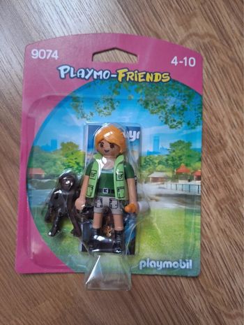 Playmobil 9074 soigneuse avec bébé gorille