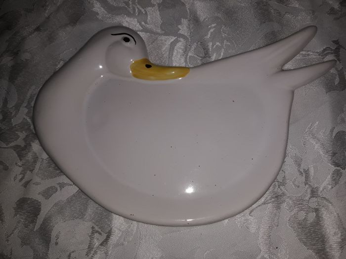 Faby27800 Plat en forme de Canard en céramique pour le foie gras ou autres