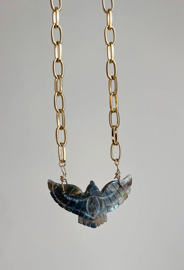 Sautoir phœnix Labradorite - photo numéro 3