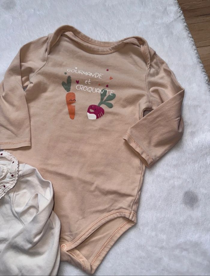 Lot de 2 body 12mois - photo numéro 3