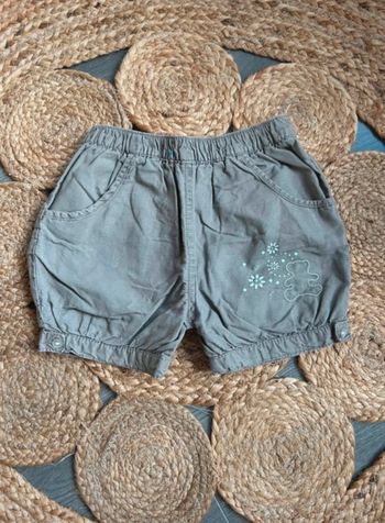 Short gris Lulu Castagnette 23 mois