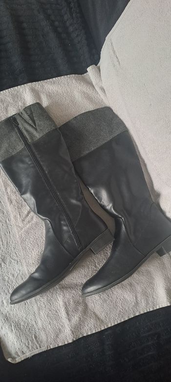 Botte noire La halle pointure 39