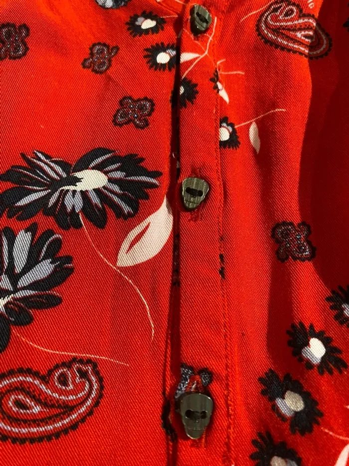 Blouse rouge imprim zadig et voltaire - photo numéro 7
