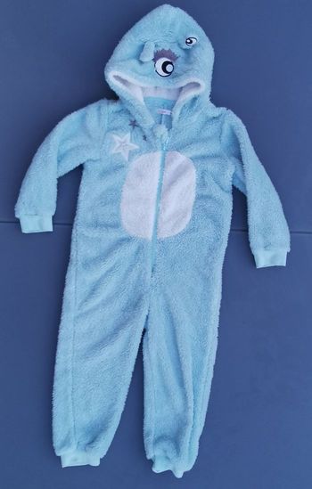 Combinaison pyjama à capuche pilou pilou ou surpyjama 4 ans fille Gémo
