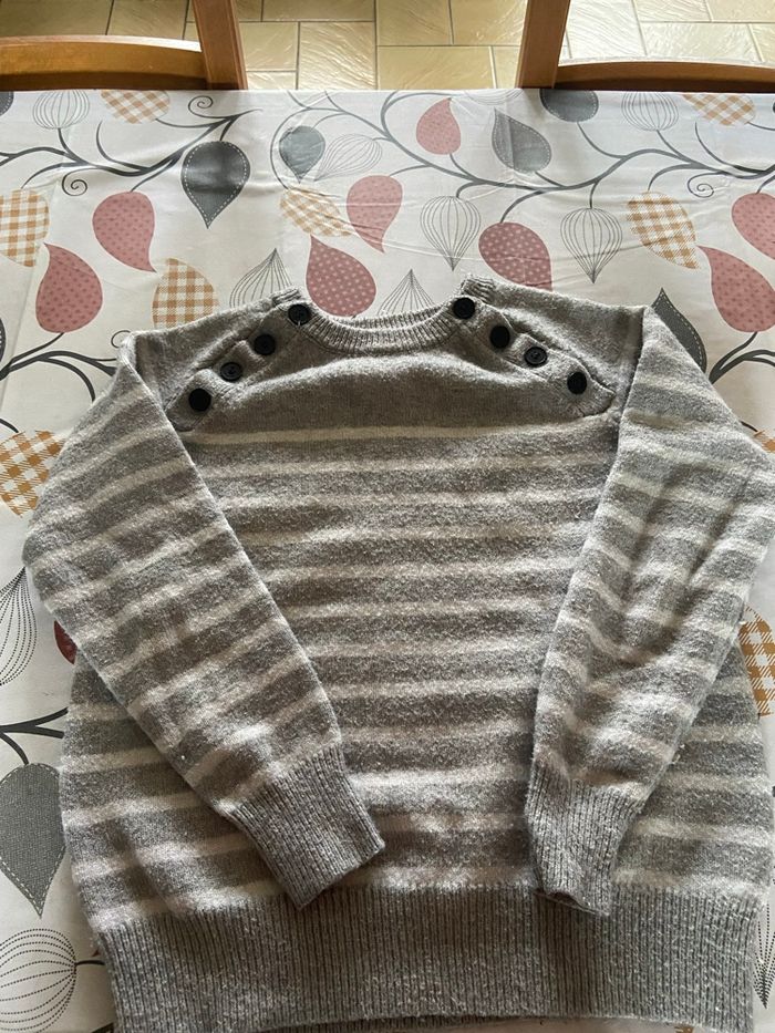 Pull gris est blanc - photo numéro 3