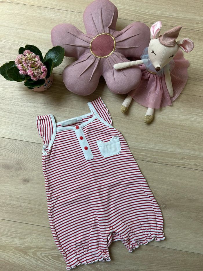 Barboteuse marinière 9 mois