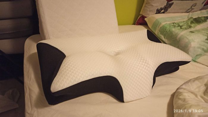 Oreiller cervical ergonomique mémoire de forme