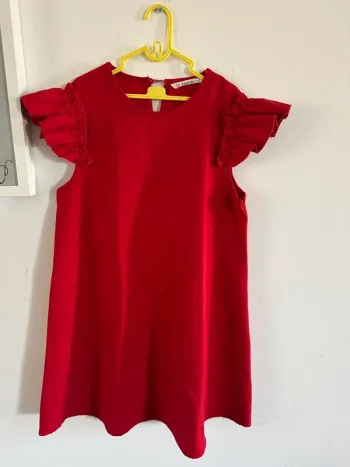 Robe rouge fille SHEIN 10 ans