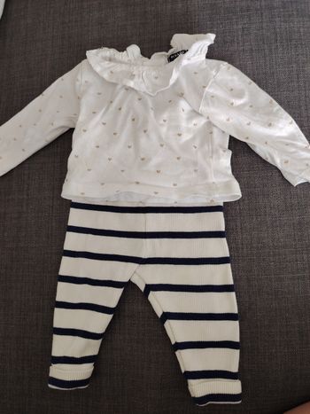 Ensemble fille 1 mois
