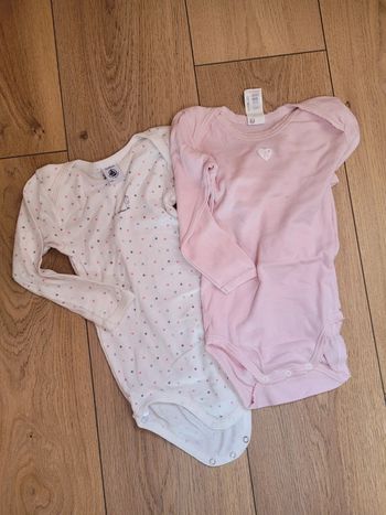 Lot 2 bodies état nickel 24 mois