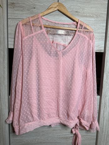 Blouse rose poudré - Taille 50
