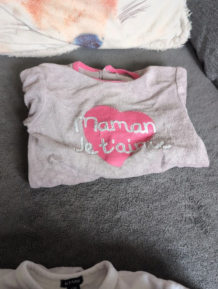 Lot pyjama fille 9/12 mois - photo numéro 2