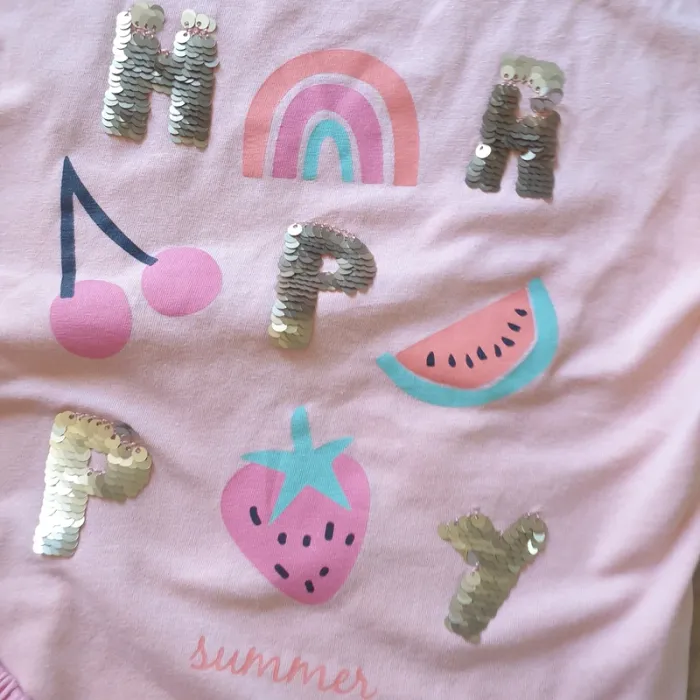 🩷 Ensemble tee-shirt MC short 6 ans Kiabi #emyfleury_6ansfille - photo numéro 2