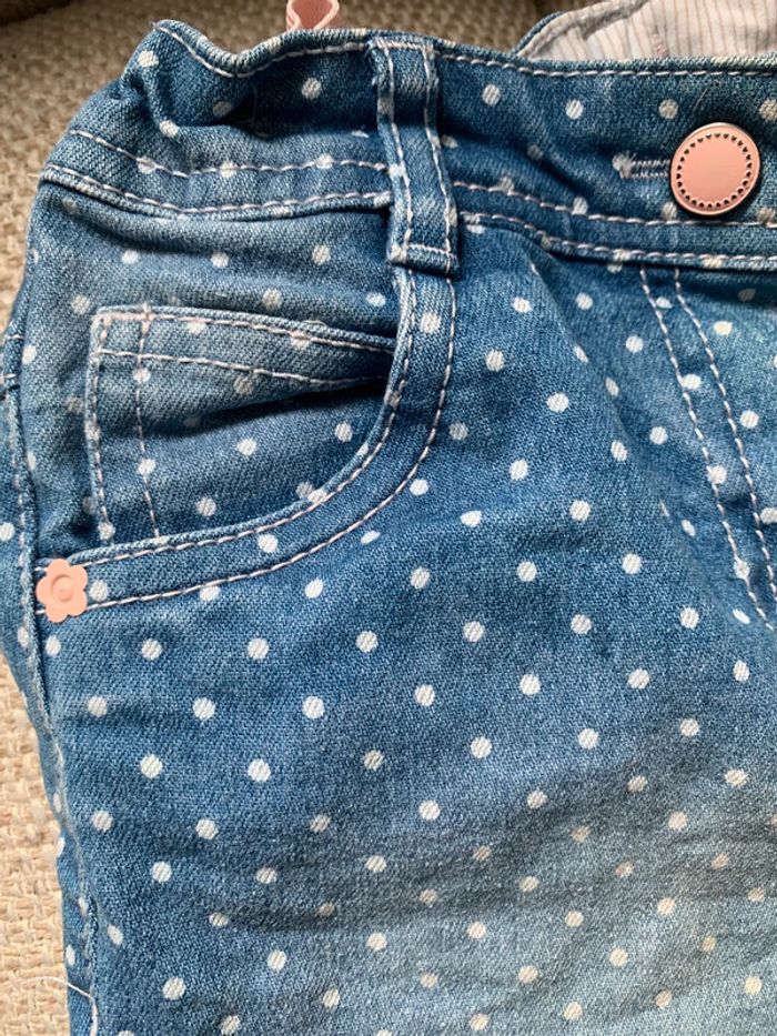 Petit jean à pois Baby Club 24/36 mois - photo numéro 2