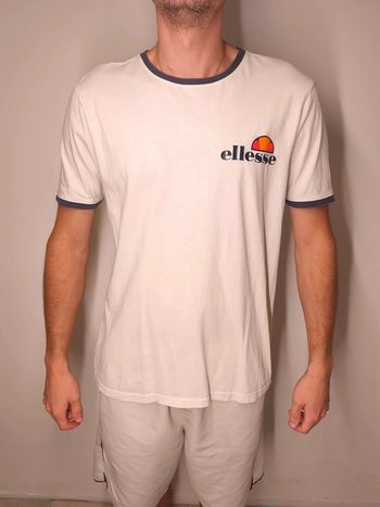T-shirt Ellesse Homme Taille XL Blanc