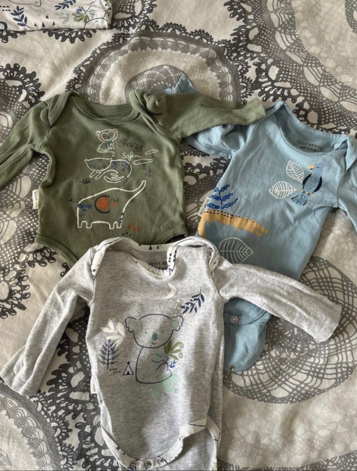 Lot de 3 body 3 mois