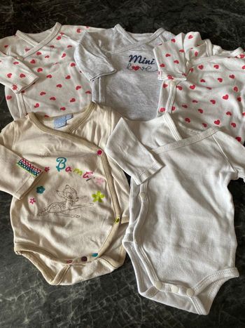 Lot bodies manche longue