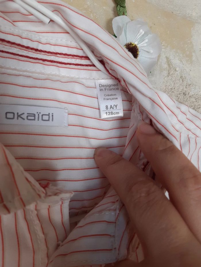 Chemise à manches courtes garçon 8 ans - photo numéro 5