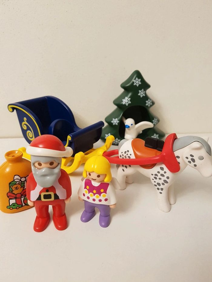 Traineau, père-noël, ange et sapin Playmobil 123 junior - photo numéro 14