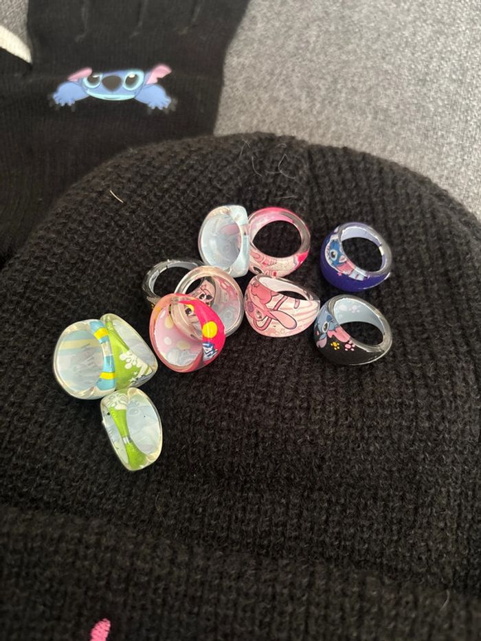 Lot stitch bonnet gants sacs bijoux enfant - photo numéro 4
