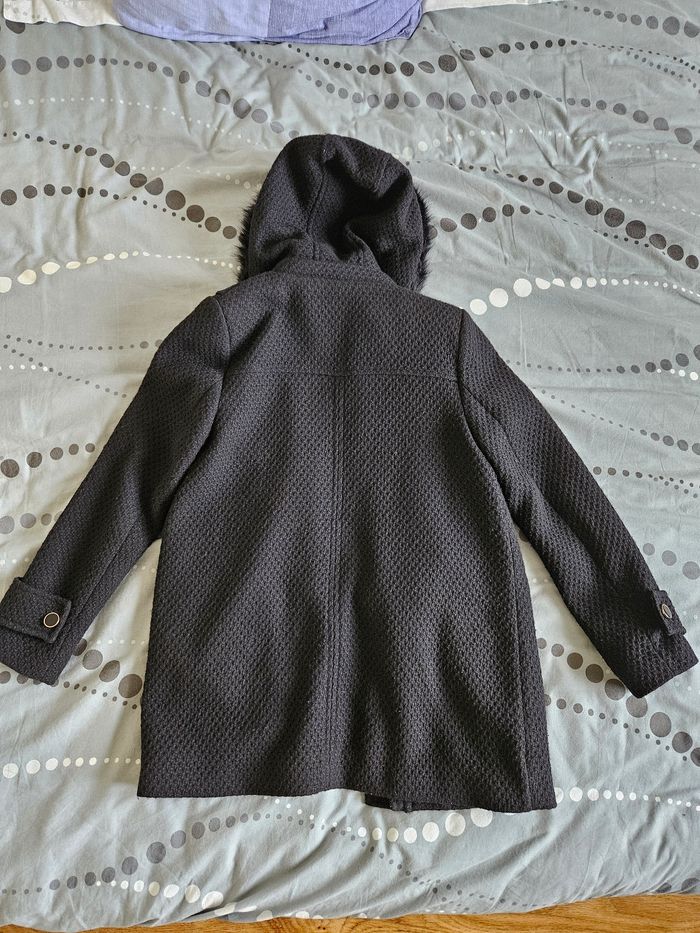 Manteau Nafnaf chic et chaud avec capuche en laine - photo numéro 10