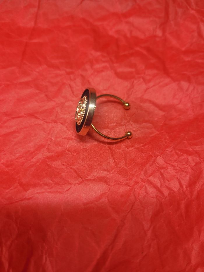 Bague ajustable upcyclé avec un joli bouton - photo numéro 5