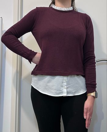 Pull bordeaux