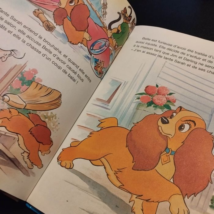 Livre enfant Disney Club du livre la belle et le clochard - photo numéro 3