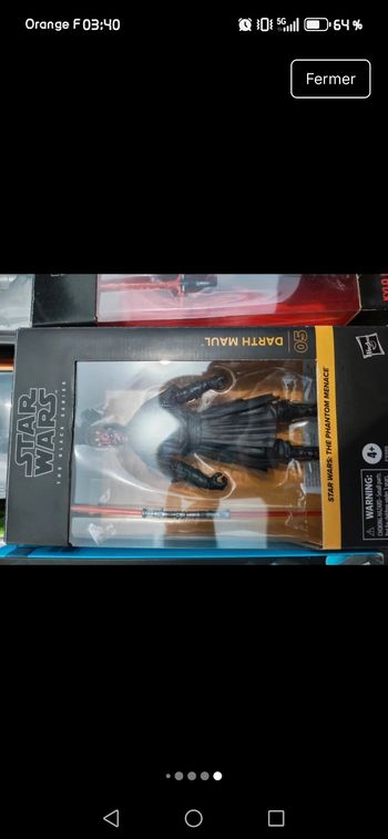 Figurines star wars black series collection