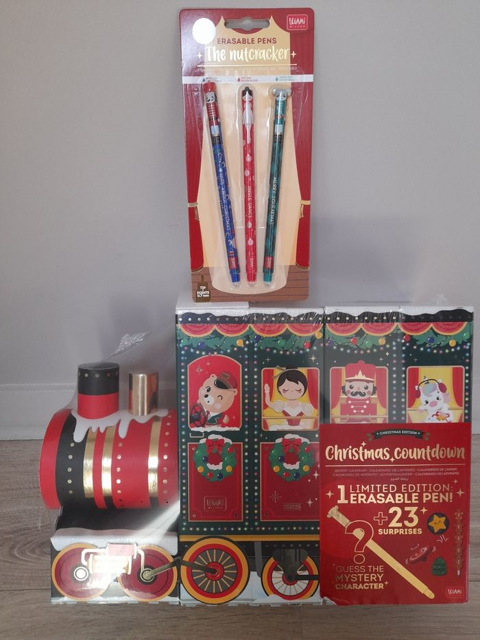 Calendrier de l avent et stylos Legami Noël
