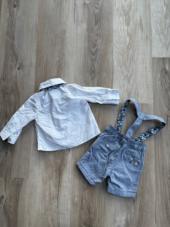 Ensemble 3 pièces cérémonie garçon taille 6 mois - photo numéro 2