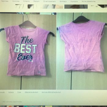 T shirt de port Domyos fille 6 ans