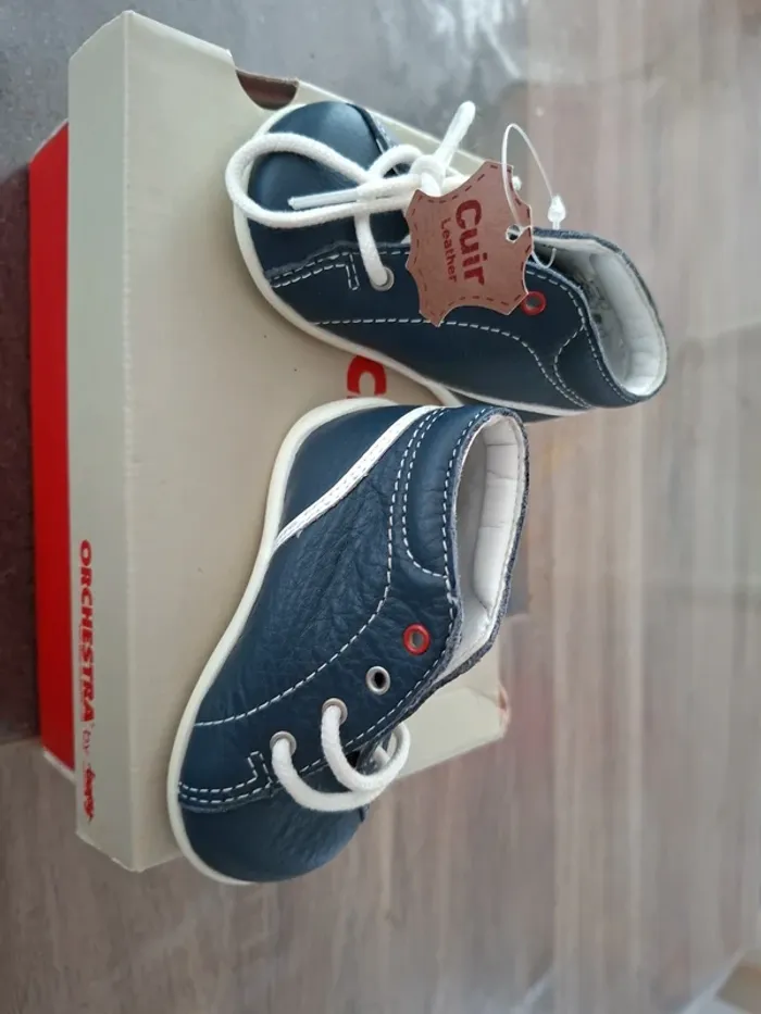 Chaussure cuir souple bébé - photo numéro 3
