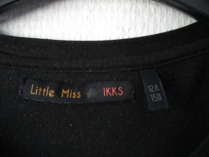 T-shirt noir rock IKKS 12 ans TBE - photo numéro 5