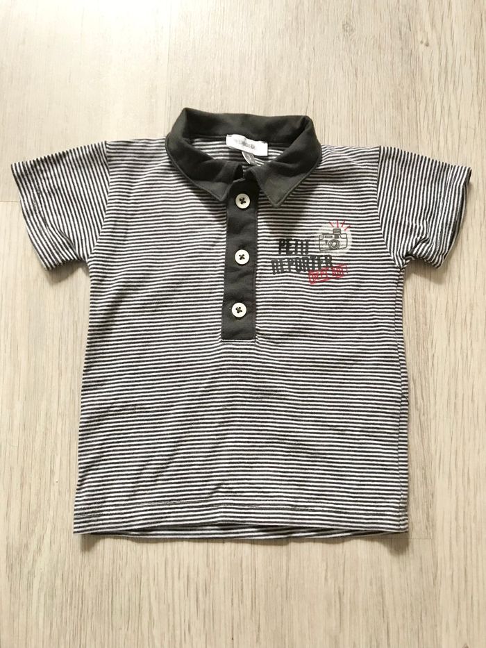 Polo « petit reporter » 3mois (Absorba)