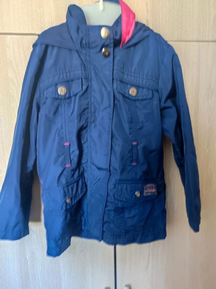 Imperméable coupe-vent bleu 6 ans Palomino - photo numéro 5