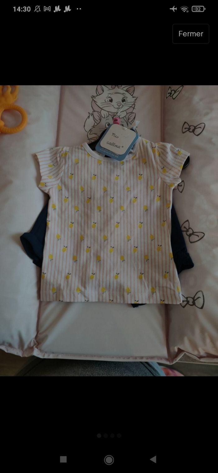 Ensemble été 3 pièces (6mois - 68cm) - photo numéro 3