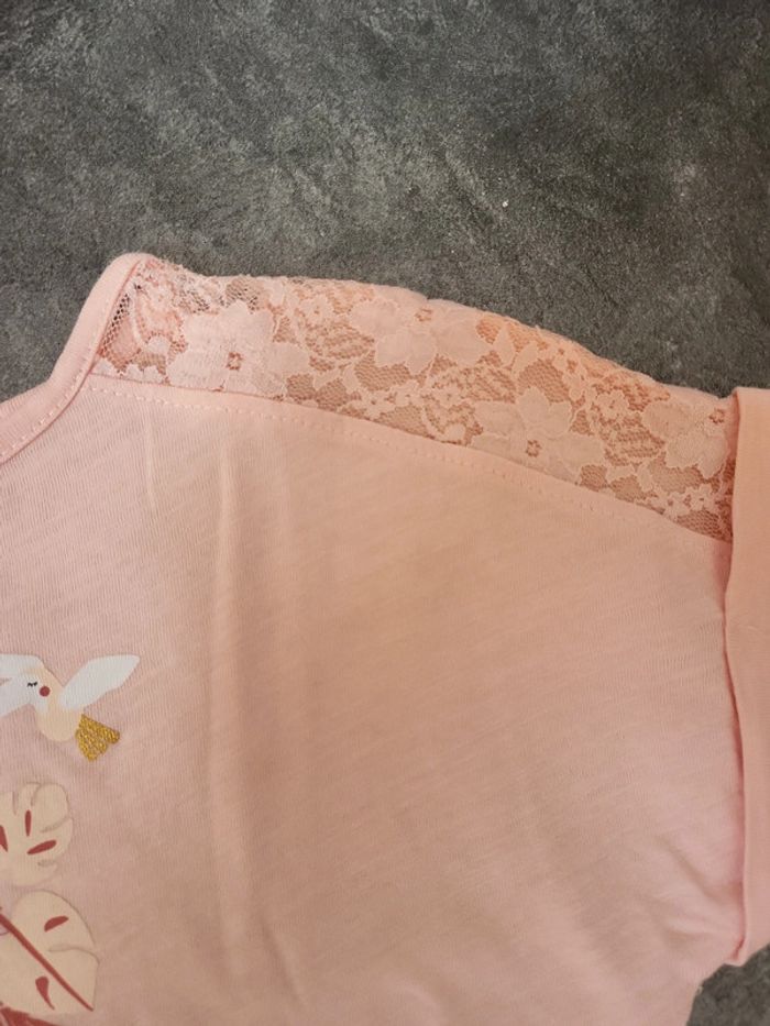 Lot 7 t-shirts fille manches courtes 4ans très bon état - photo numéro 3