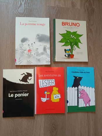 Lot 5 livres animax école des loisirs 