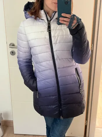 Doudoune hiver femme violette