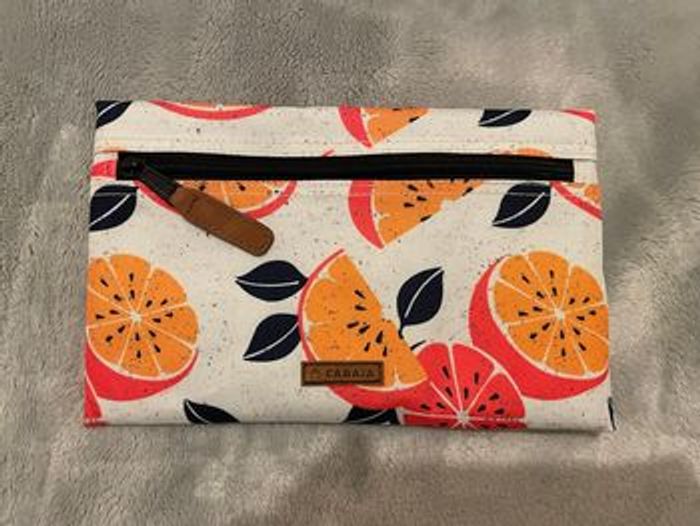 Pochette interchangeable Cabaïa – Motif orange - photo numéro 3